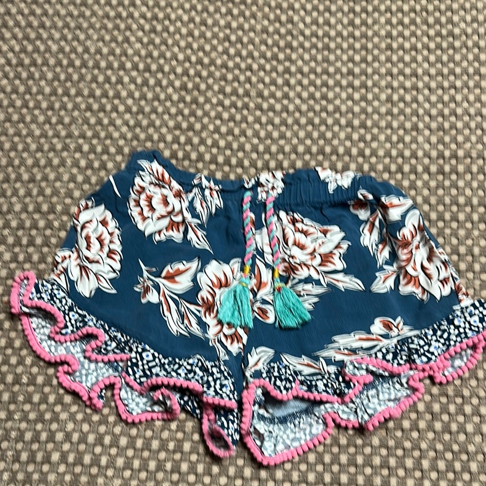 Matilda Jane Blue and Pink Patterned Shorts